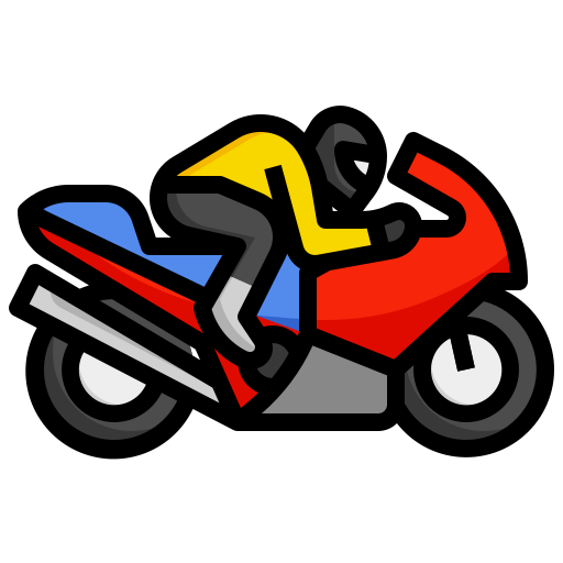 モータースポーツ Generic Outline Color icon