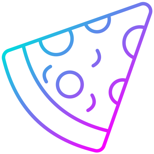 fetta di pizza Generic Gradient icona