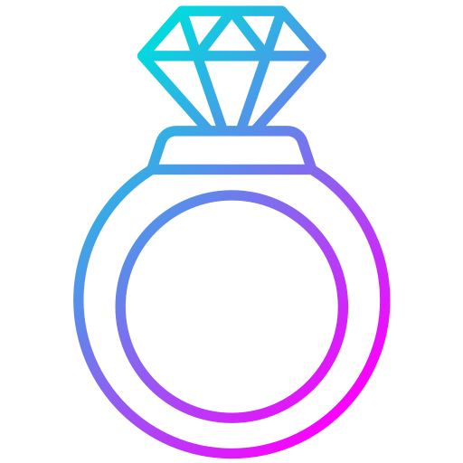 Diamond ring Generic Gradient icon