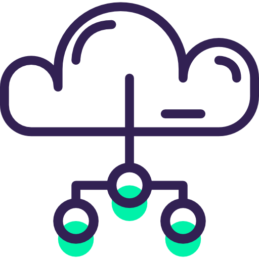 cloud computing Vitaliy Gorbachev Green Shadow icon