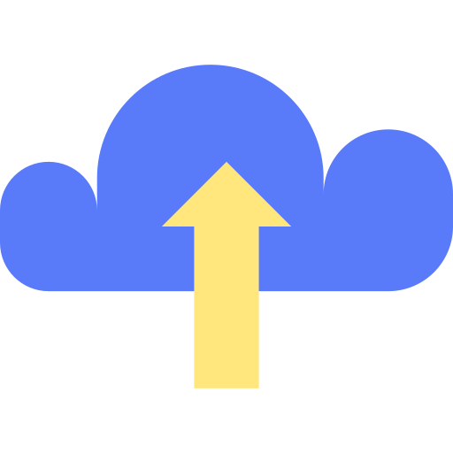 Cloud computing Vitaliy Gorbachev Flat icon