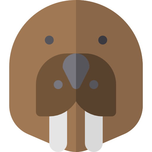 Walrus Basic Rounded Flat icon