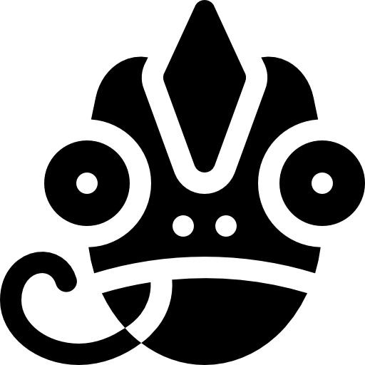 camaleón Basic Rounded Filled icono