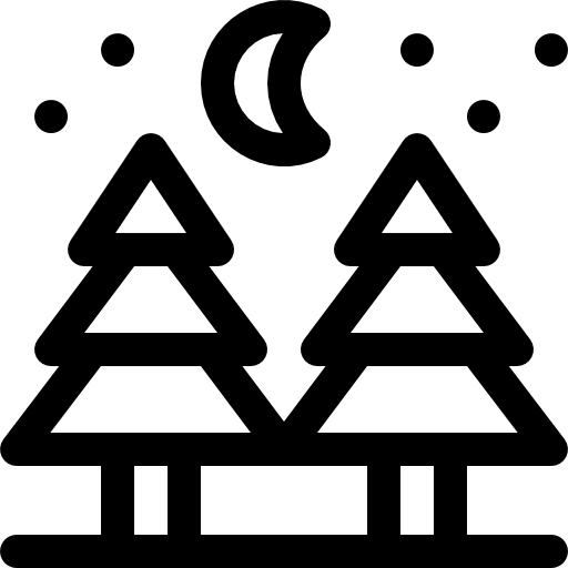 소나무 Basic Rounded Lineal icon