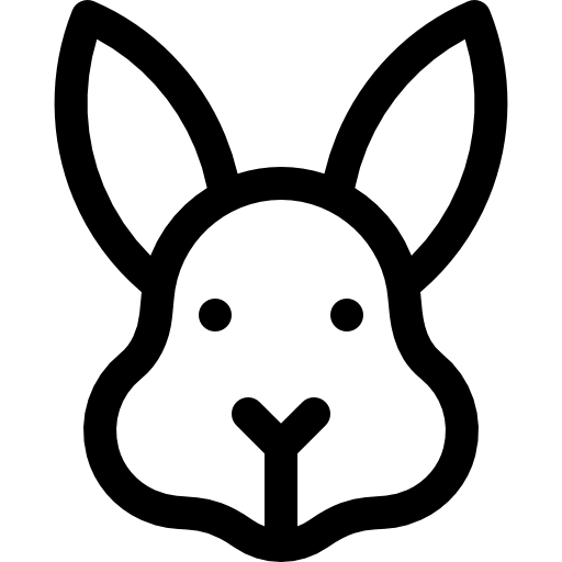 토끼 Basic Rounded Lineal icon