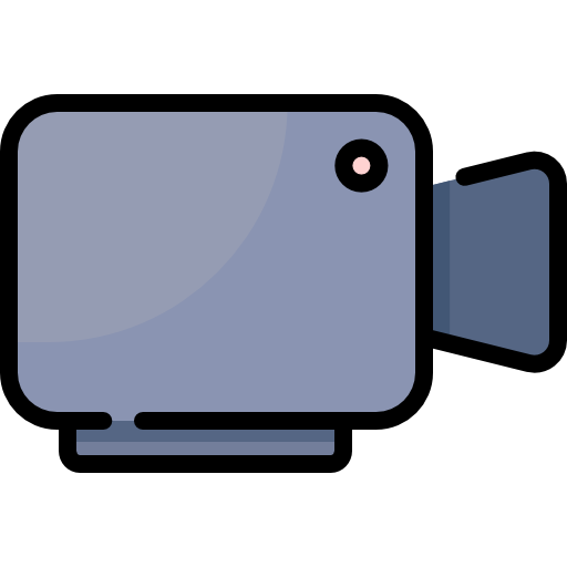 비디오 카메라 Special Lineal color icon