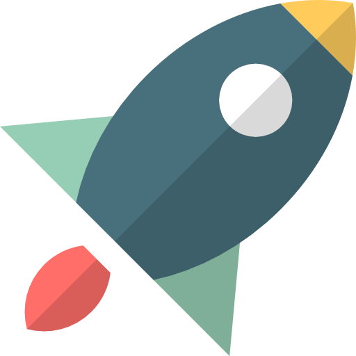 Rocket Stockio Flat icon