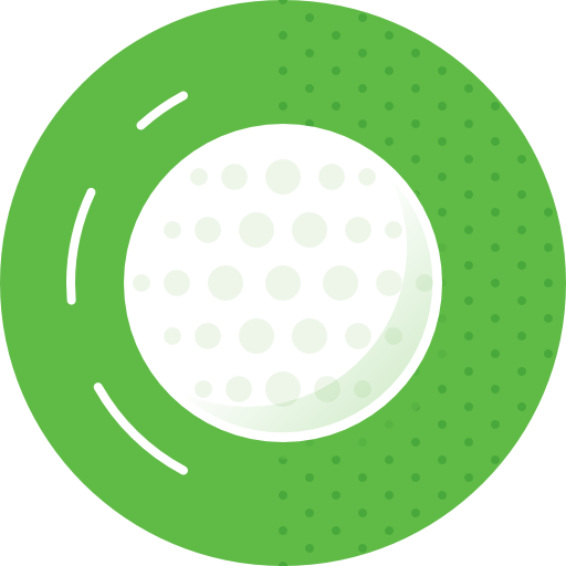 golf Stockio Flat icoon