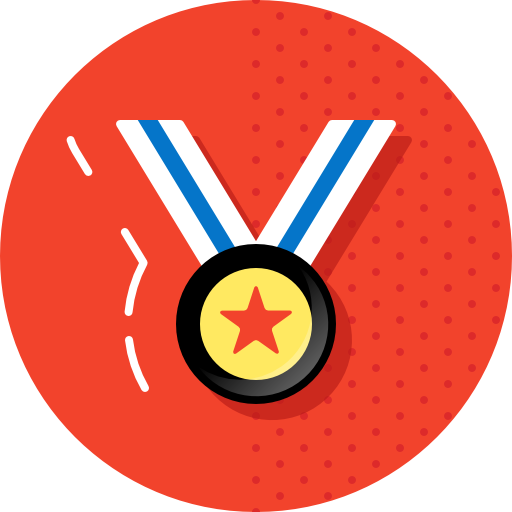 medaille Stockio Flat icoon