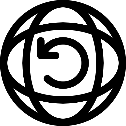 rotação Basic Rounded Lineal Ícone