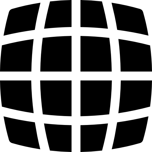 cuadrícula Basic Rounded Filled icono