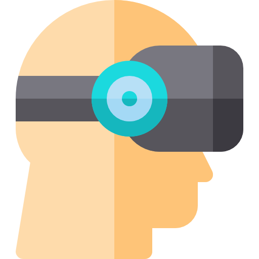 Virtual reality Basic Rounded Flat icon