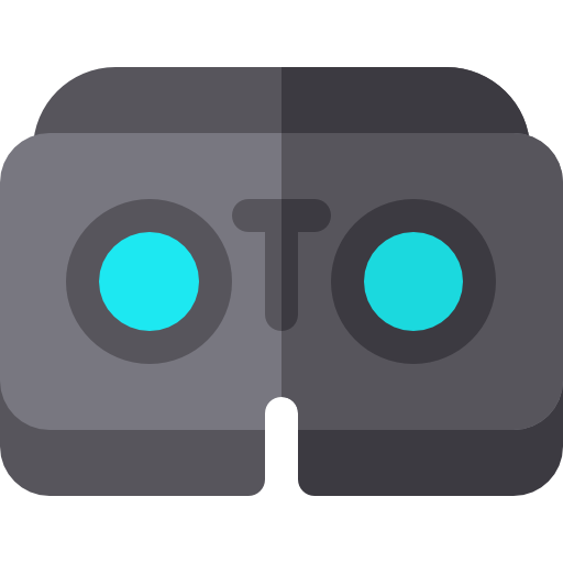 Stereoscope Basic Rounded Flat icon