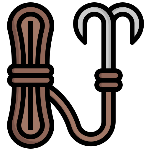 Grappling hook Generic Outline Color icon