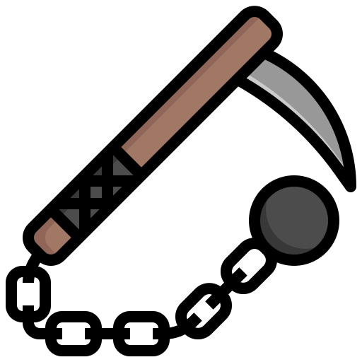 Kusarigama Generic Outline Color icon