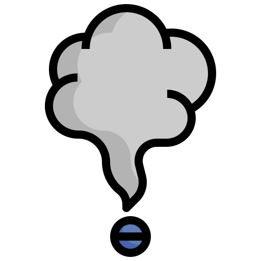 bomba de humo Generic Outline Color icono