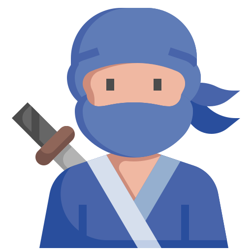 ninja Generic Flat icoon
