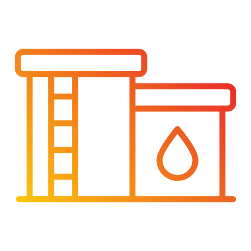 tanque de aceite Generic Gradient icono