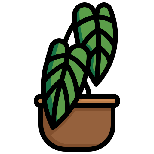 philodendron Generic Outline Color icoon