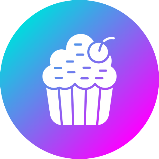 muffin Generic Flat Gradient icon