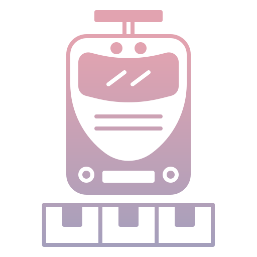 Грузовой поезд Generic Flat Gradient иконка