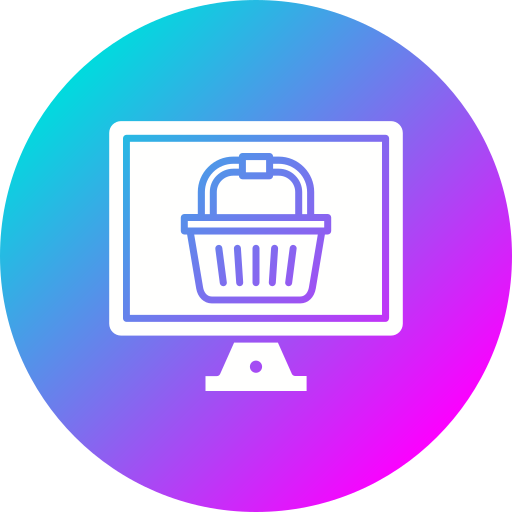 las compras en línea Generic Flat Gradient icono