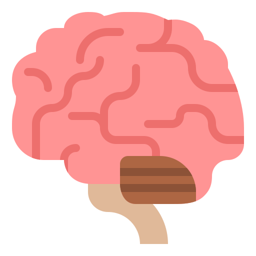 cerebro Iconixar Flat icono