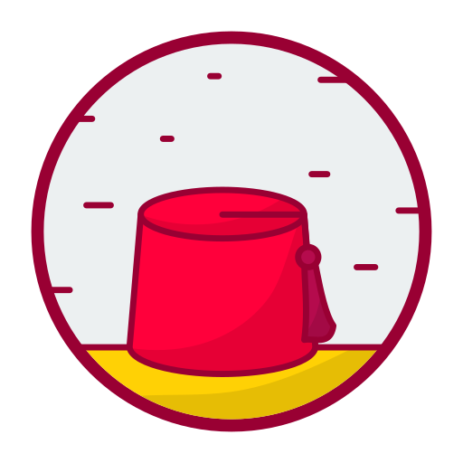 Tarbouche Generic Outline Color icon