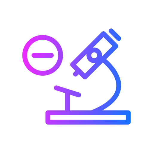 microscoop Generic Gradient icoon