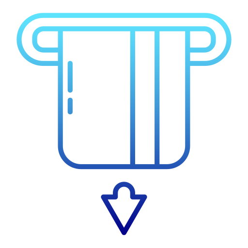 карта банкомата Generic Gradient иконка