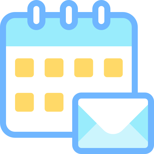 Calendar Detailed color Lineal color icon