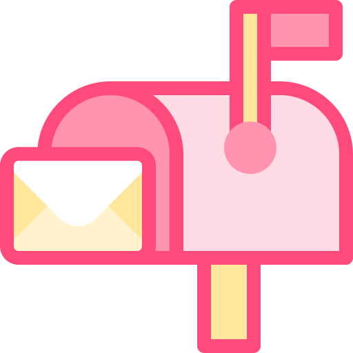 Mail box Detailed color Lineal color icon