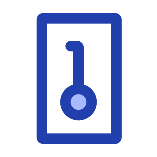 tarjeta llave Generic Blue icono
