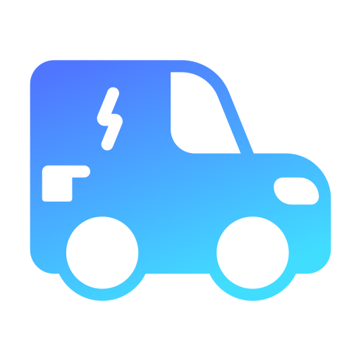 電気自動車 Generic Flat Gradient icon