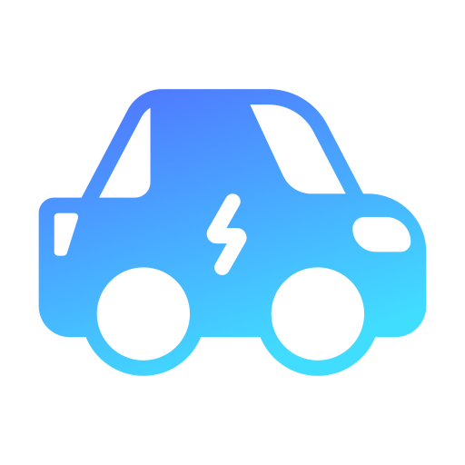 elektroauto Generic Flat Gradient icon