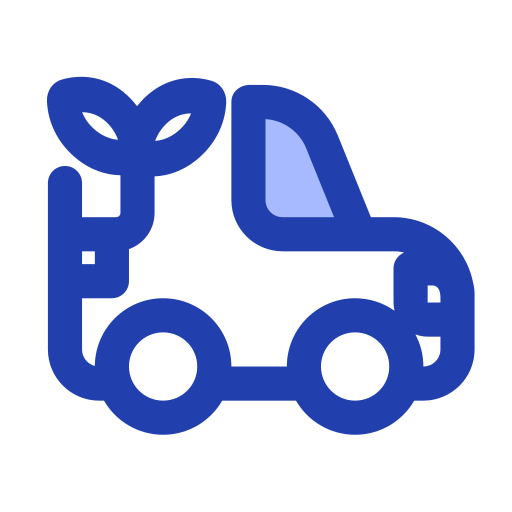 Eco car Generic Blue icon