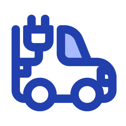hatchback auto Generic Blue icoon