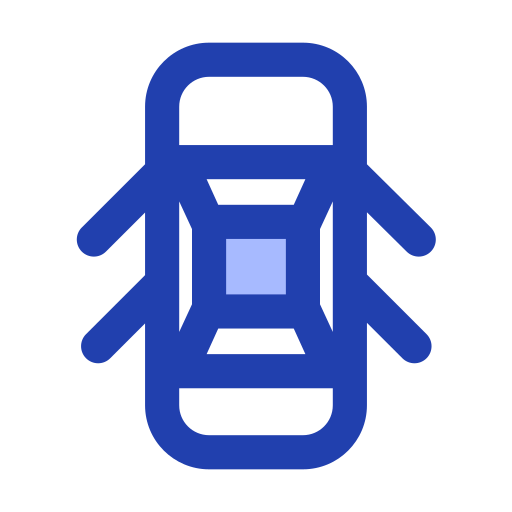 sedán Generic Blue icono