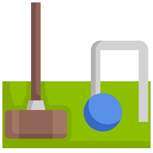 juego de croquet Generic Flat icono