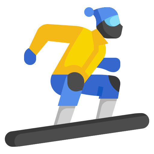 Snowboard Generic Flat icon