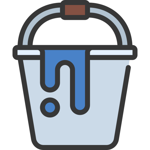 Water bucket Juicy Fish Soft-fill icon