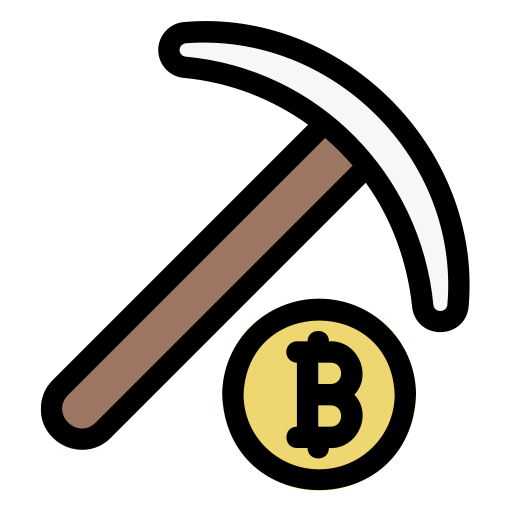 kopalnia bitcoinów Generic Outline Color ikona