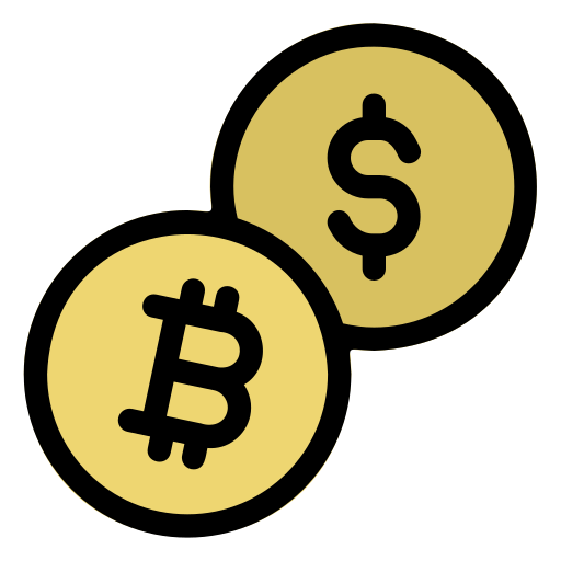 bitcoin Generic Outline Color Ícone