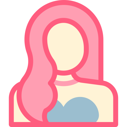 Lady Detailed color Lineal color icon