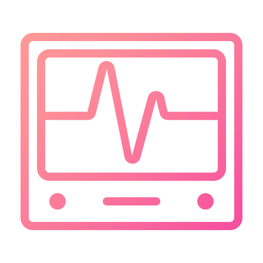 monitoraggio del cuore Generic Gradient icona