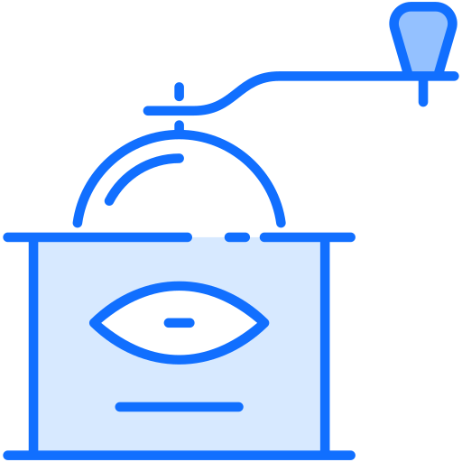 Coffee grinder Generic Blue icon