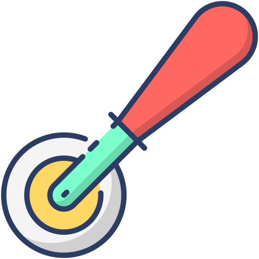 Pizza cutter Generic Outline Color icon