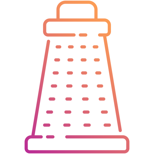 Cheese grater Generic Gradient icon