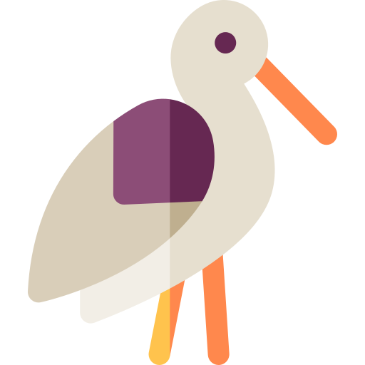 Stork Basic Rounded Flat icon
