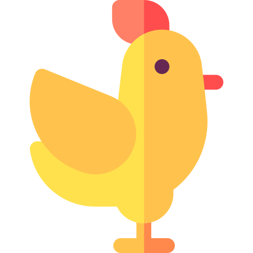 닭 Basic Rounded Flat icon